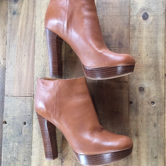 💋Michael Kors Brown Heel Booties - Picture 3 of 8